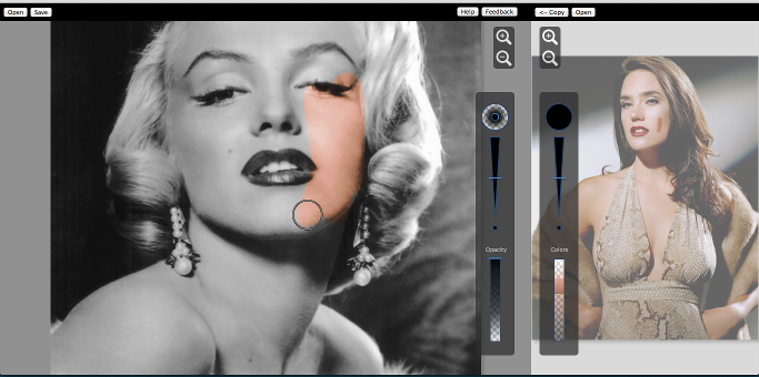 黑白照片，粗略地應用了一些選定的顏色