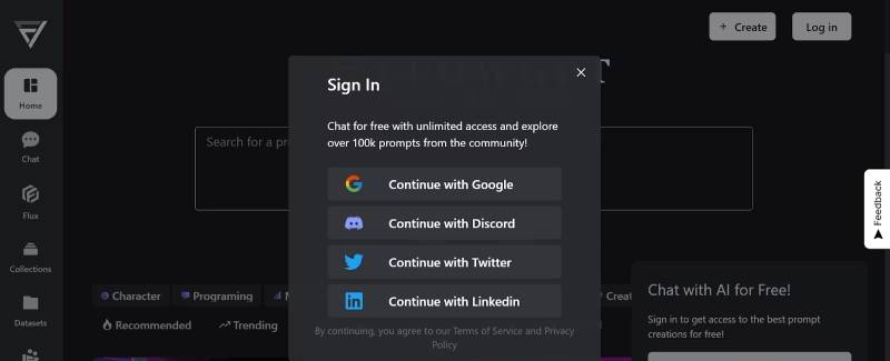 FlowGPT如何使用教程：注冊(cè)