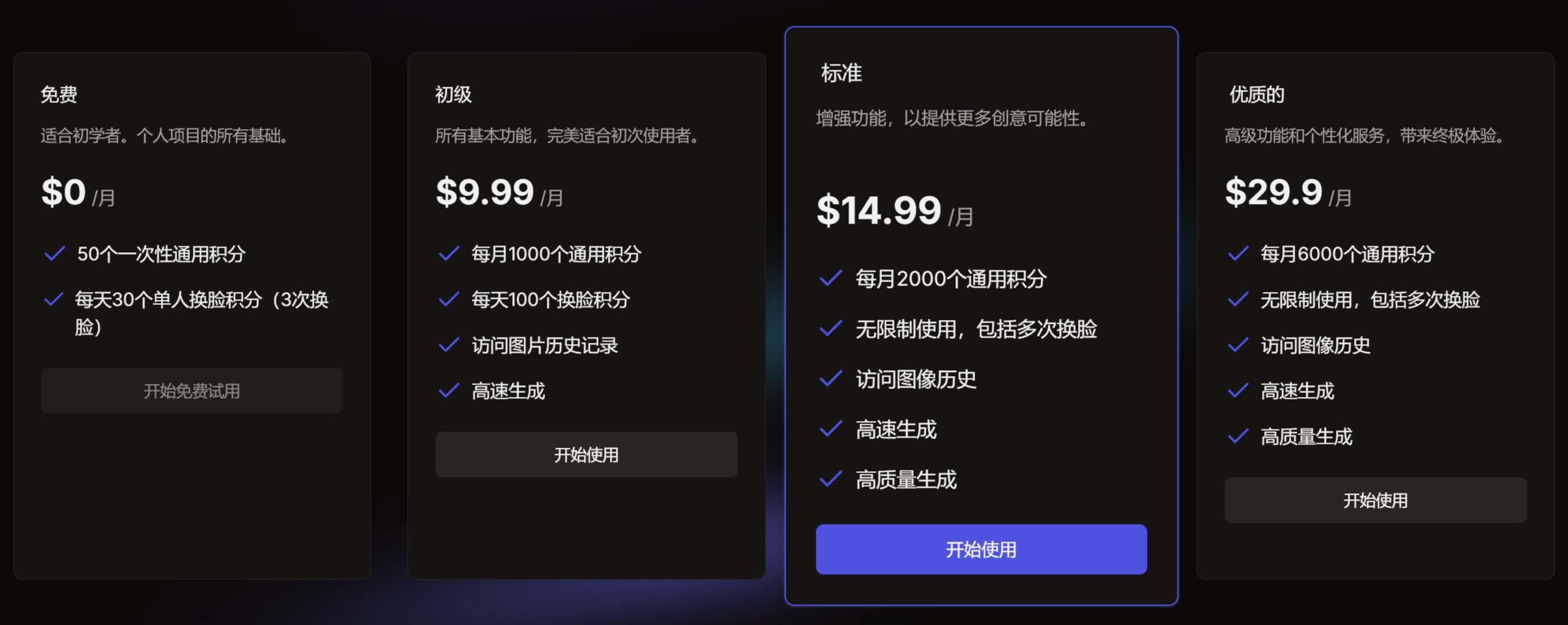 AI Face Studio價(jià)格