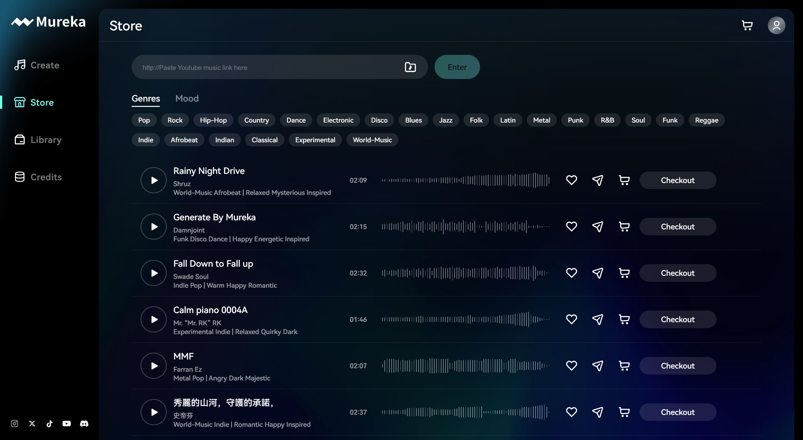 Mureka音樂平臺的主要特點