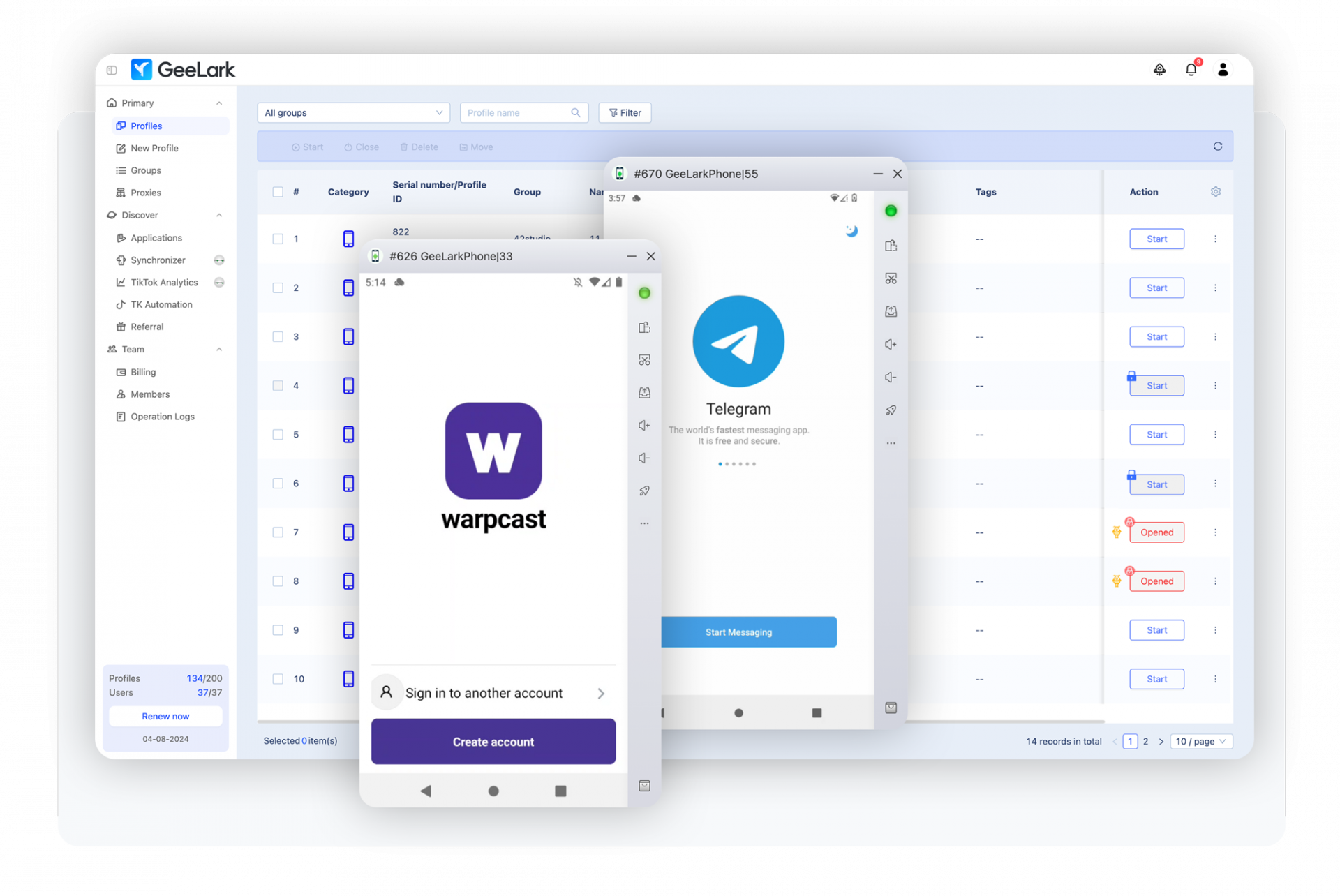 GeeLark應(yīng)用領(lǐng)域：
