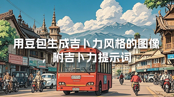 教你用豆包生成吉卜力風格的圖像，附吉卜力提示詞