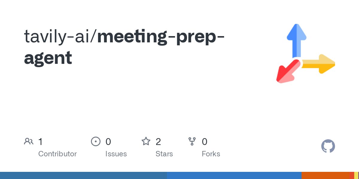 Meeting Prep Agent：一款高效的會(huì)議準(zhǔn)備自動(dòng)化工具