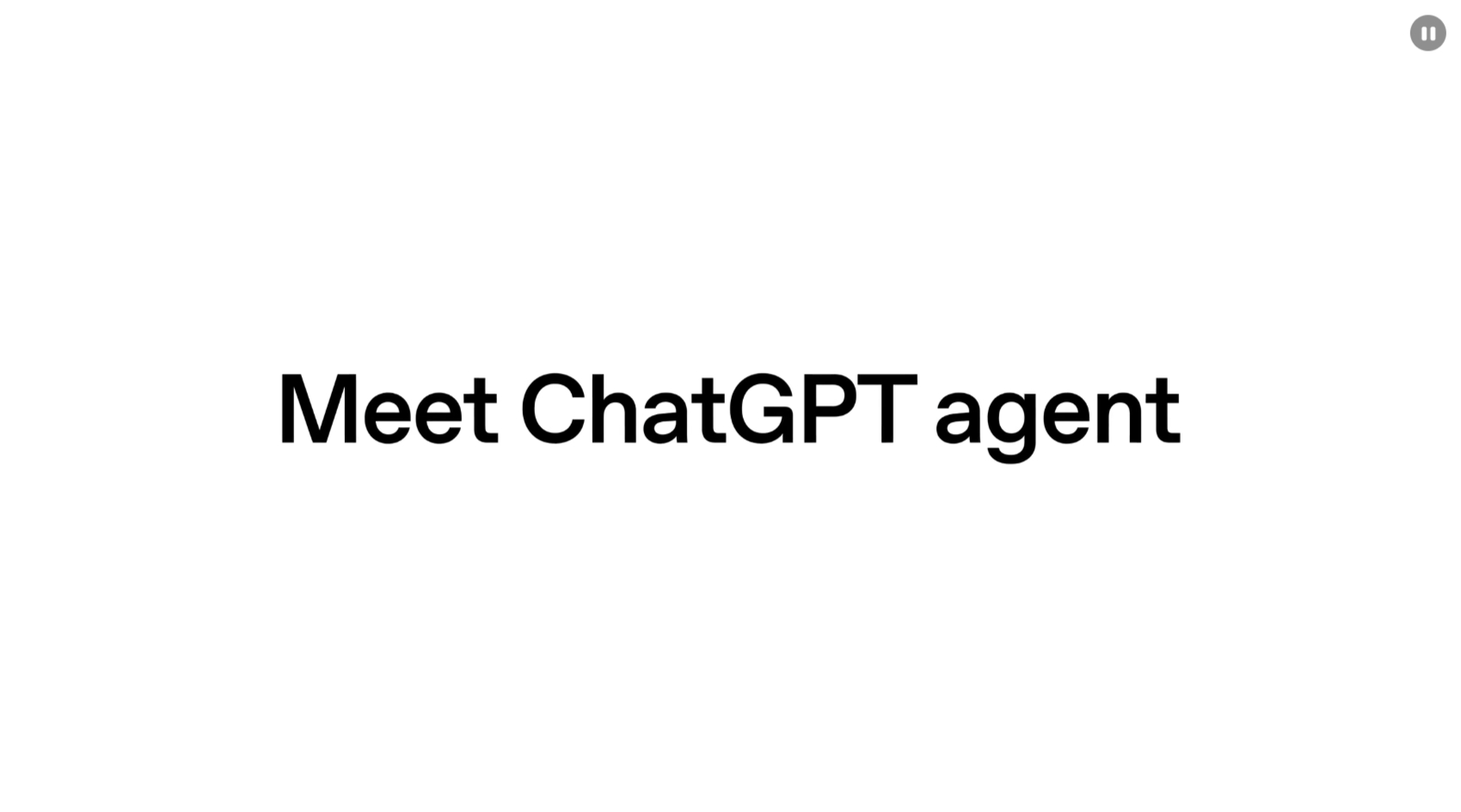 OpenAI推出ChatGPT智能體，能自主思考和行動，從技